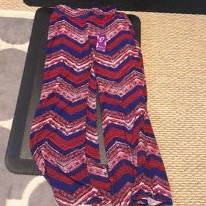 Flowy pants, palazzo pants, lightweight pants,